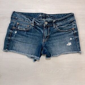 AE Distressed Jean Shorts size 12